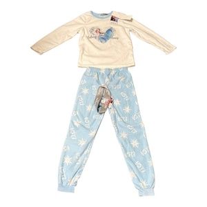 Disney Girls Frozen 2 Elsa Believe In The Journey Blue Pajamas Sleep Set 8-9 yrs